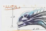 Carlo Rambaldi (1925-2012)
Alien, 1980

Crayon, encre et pastel gras sur papier....