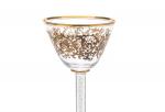 Venise, XIXe siècle Grand verre d'apparat en verre transparent orné,...