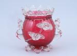 Dans le goût d'Auguste Jean (1830-1890)
Vase 

en verre soufflé coloré...