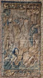 Audenarde, fin XVIe siècleFragment de tapisserieen laine et soie. Les...