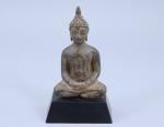 Thaïlande - XVIIe-XVIIIe s.
Statuette de Bouddha 

en bronze à patine...