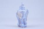 Chine - XXe siècle
Flacon tabatière de vitrine 

en agate sculptée...