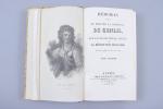GENLIS, Stéphanie Félicité du Crest, comtesse de (1746-1830). 
Mémoires inédits...
