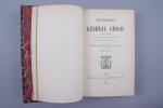 GRIOIS, Lubin (1772-1839). 
Mémoires du général Griois (1792-1822) publiés par...