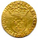 LOUIS XIII   (1610-1643)Écu de France couronné surmonté d'un...