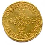 LOUIS XIII   (1610-1643)Écu de France couronné surmonté d'un...