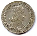 LOUIS XIII   (1610-1643)Buste lauré et drapé du roi...