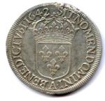 LOUIS XIII   (1610-1643)Buste lauré, drapé et cuirassé du...