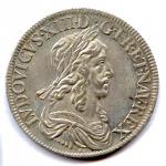 LOUIS XIII   (1610-1643)Buste lauré, drapé et cuirassé du...