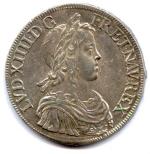 LOUIS XIV  (1643-1715)Buste lauré, drapé et cuirassé du roi...