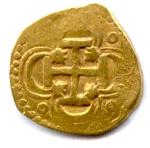 PHILIPPE III 1598-1621Armoiries couronnées du type de Séville. R/. Croix...