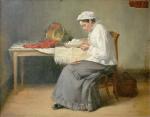Paul LAUREAUX (Dijon, 1847 - Dijon, 1901)La préparation de la...