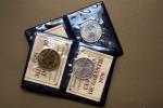 Lot : FRANCE, deux monnaies, ECU commémoratif de l'entrée en...
