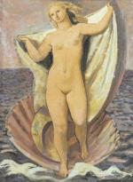 SOUVERBIE Jean (1891-1981). Vénus. Huile sur toile. Signée en bas...