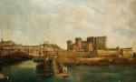 SALOMON Balthazar.(actif au XVIIIème siècle)Vues du port et de la...