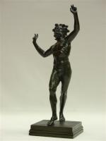 "Faune dansant", d'après l'original découvert à Pompéï et conservé au...