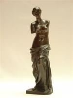 "Vénus de Milo". Bronze à patine brune. Haut. 40 cm.