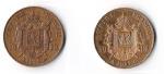 Lot : Napoléon III, 2 pièces de 50F, 1856, A,...