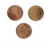 Lot : 3 pièces, NAPOLÉON 1er , 20F, 1811, A...