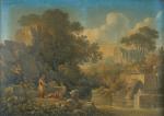 Louis-François CASSAS (Azay-le-Ferron 1756 - Versailles 1827)Deux vues pittoresques de...