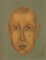 VASSILIEFF Marie (1884 - 1957).Portrait de Rolf de Maré. Crayon...