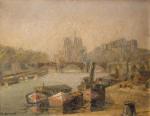 AUTARD. Quais de Seine et le Pont Neuf à Paris....