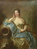 François de TROY (Toulouse 1645 - Paris 1730)Portrait de femme...
