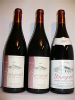 LORIEUX, Bourgueil, 3 bouteilles : 2005, 2003, 1997.