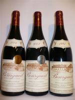 Michel THIBAULT, Bourgueil, 3 bouteilles : 2004, 2003, 1997.
