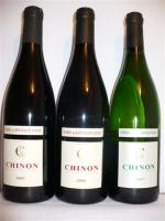 Pierre et Bertrand COULY, Chinon, 3 bouteilles : Chinon Rouge...