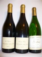 CHIDAINE, Montlouis sur Loire, 3 bouteilles : Les Tuffeaux 2005,...