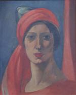 L. VOGUET (né en 1879 à Paris)Madame Sophie GIHO .Huile...