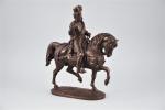 Comte Alfred Émilien de NIEUWERKERKE (1811-1892)Guillaume Ier d'Orange-Nassau.Bronze à patine...