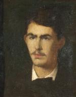 Ecole EUROPÉENNE du XIXème siècle.Portrait d'homme.Huile sur toile. 40 x...