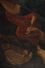 Ecole FRANÇAISE du XVIIème.L'extase de Sainte Thérèse.Huile sur toile.93 x...
