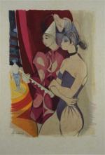 HILAIRE Camille (1916-2004) Le Cirque.Ensemble de 8 lithographies en couleur...