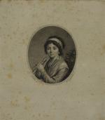 JANINET Jean-François (1752-1814) ?, d'après,  XIXème.La surprise au bain....