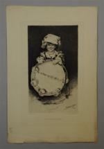 LALAUZE Adolphe (1838-1905)"Il est bien sage bébé", "Une risette, "Bonsoir...