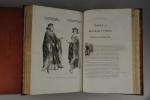 ALLIER. L'ancien Bourbonnais. Moulins, Desrosiers, 1833-37.2 vol. in-folio 1/2 chag....