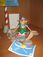 "Asterix"ROMAIN EN GAULE. Résine. Figurine Leblon-Delienne. Certificat n°517 / 3000,...