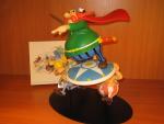 "Asterix"ABRARACOURCIX. Résine. Figurine Leblon-Delienne. Certificat n°1128 / 1500, année 2001.Dans...