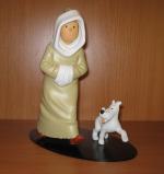 "Tintin"TINTIN ORIENTAL.Résine. Figurine Leblon-Delienne pour Moulinsart. Collection Nostalgie.  ...
