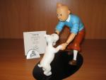 "Tintin"LA JOIE DE TINTIN & MILOU. Résine. Figurine Leblon-Delienne pour...