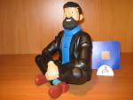 "Tintin"HADDOCK TAILLEUR. Résine. Figurine Leblon-Delienne pour Moulinsart.  Certificat N°...