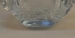 SCHNEIDER Paris.Vase en verre moulé à décor de bulles.XXème siècle.Haut....