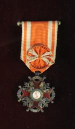 Russie - Ordre impérial et royal de Saint-Stanislas, croix de...