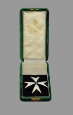 Ordre de Malte, confirmé en 1113, plaque de chevalier profès...