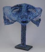 Roger CHOMEAUX, dit CHOMO (1907-1999)PharaonSculpture en grillage, plastique fondu et...