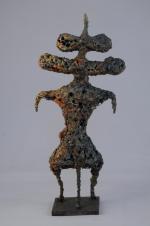 Roger CHOMEAUX, dit CHOMO (1907-1999)Petit MutantSculpture en grillage, plastique fondu,...