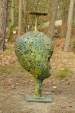 Roger CHOMEAUX, dit CHOMO (1907-1999)ExtraterrestreSculpture en plastique fondu et incrustations...